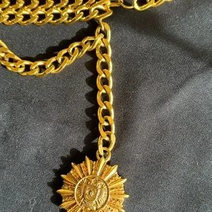 Chanel gold crest chain belt CHANEL | Accessories | Chanel Gold Crest Chain Belt | Poshmark main image 3
